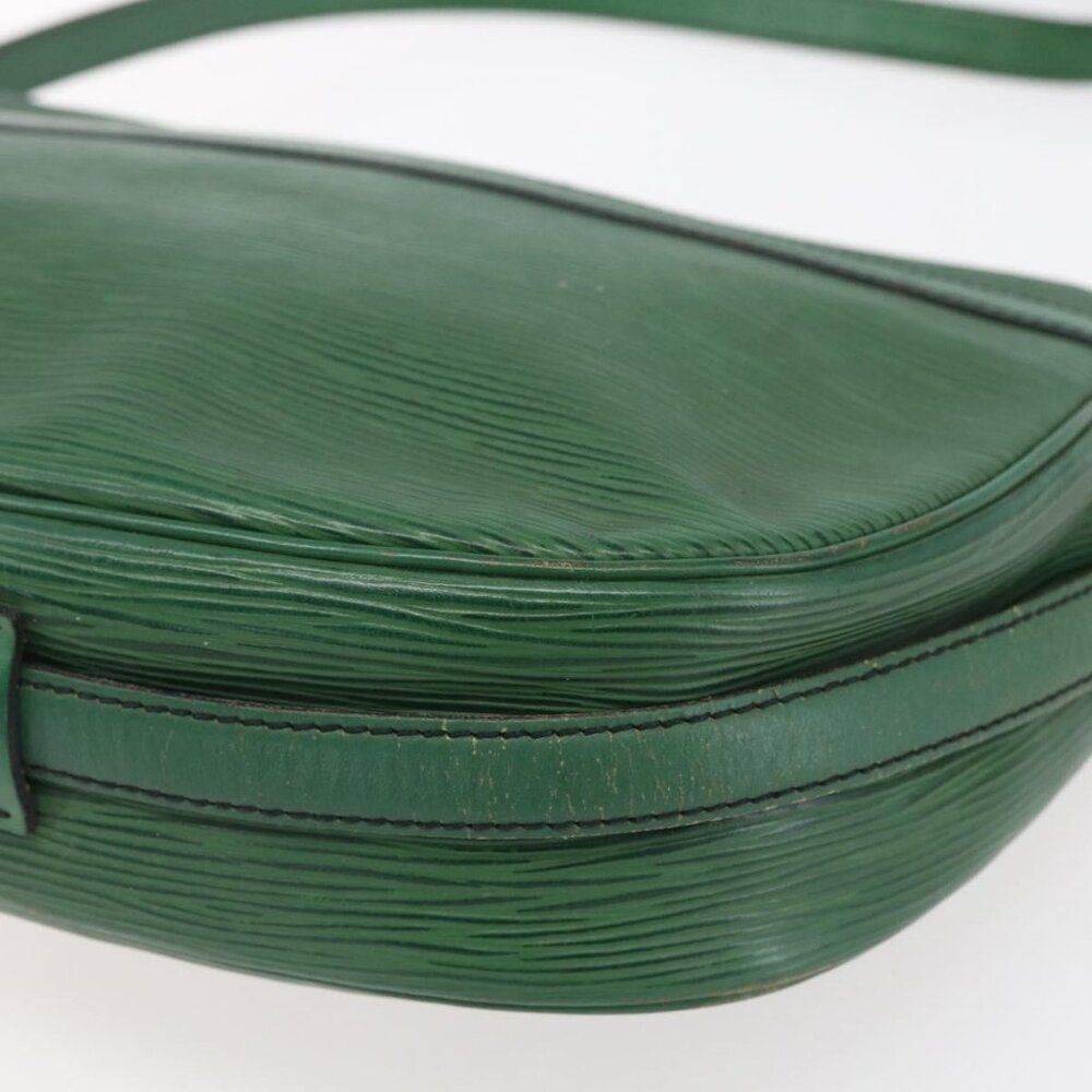 Authentic LOUIS VUITTON Epi Jeune Fille MM Shoulder Bag Green M52154 LV - Picture 8 of 16